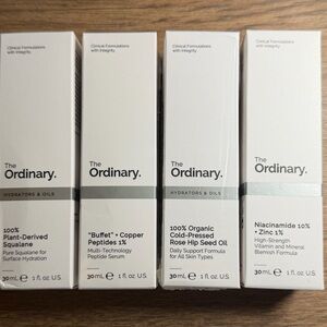 NEW 4 PIECES The Ordinary SET 4 x 30ml Face Serum Antiaging wrinkles